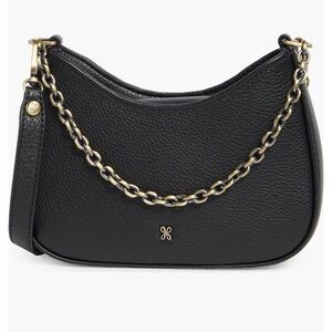NWT HOBO Rosa Leather Crossbody Bag in Black